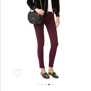 Le Skinny De Jeanne Raw Edge Jeans 27 GUC